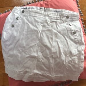 Vineyard Vines White Miniskirt